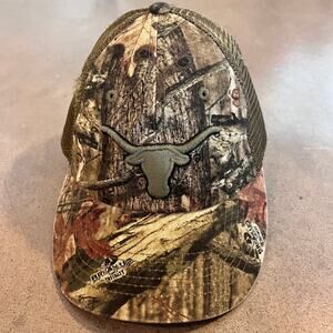 Top of World Texas Longhorns Real Tree Camo Breakup Infinity One Fit Men Cap hat